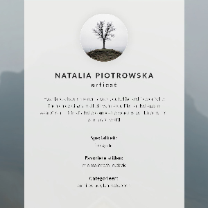 Retro plagát Hmlistá krajina