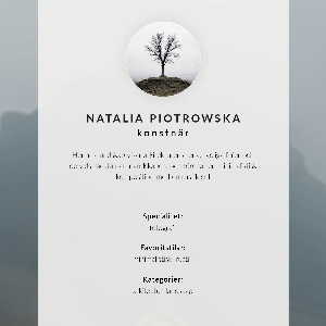 Retro plagát Hmlistá krajina