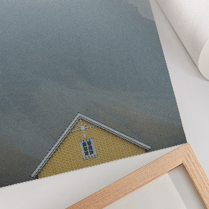 Retro plagát Hmlistá krajina