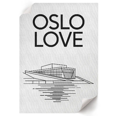 Plagát do obývačky Ilustrácia z Osla
