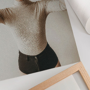 Retro plagát Tajomná elegancia