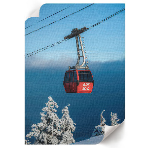 Poster na stenu Horská gondola