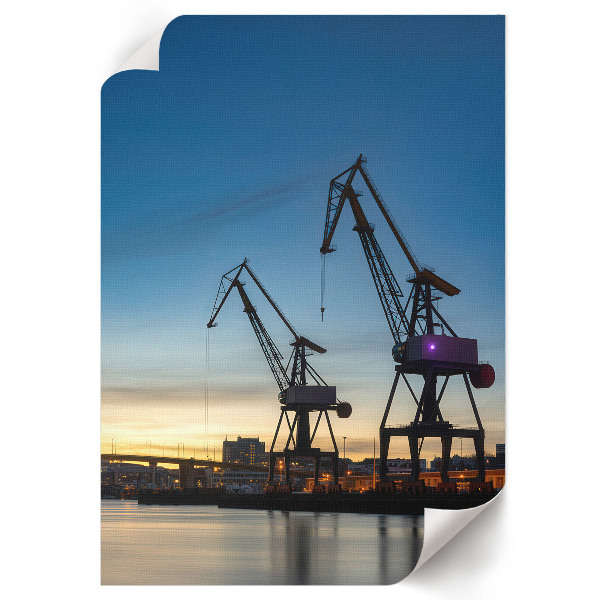 Plagát do obývačky Priemyselná krajina