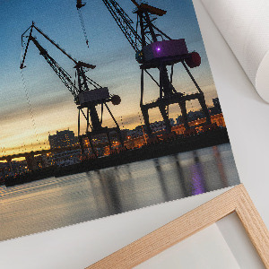 Plagát do obývačky Priemyselná krajina