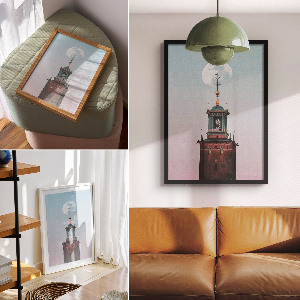 Plagát do obývačky Mesačná veža