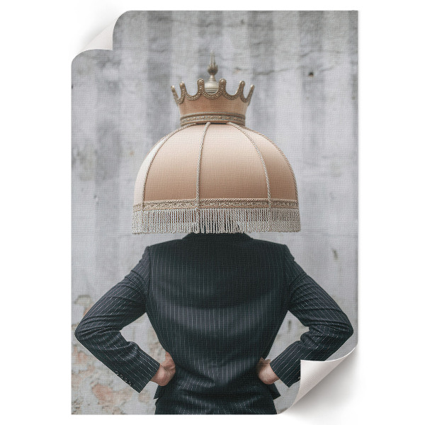 Plagát do izby Surrealizmus tienidiel na lampu