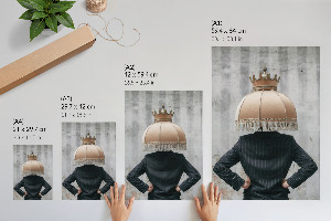 Plagát do izby Surrealizmus tienidiel na lampu