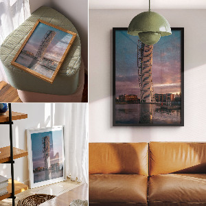 Poster na stenu Pokrútená veža