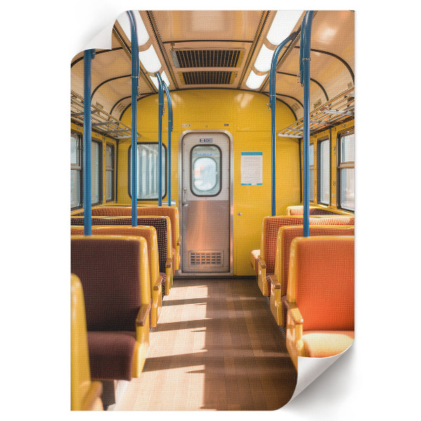 Retro plagát Interiér vagóna