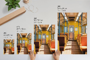 Retro plagát Interiér vagóna