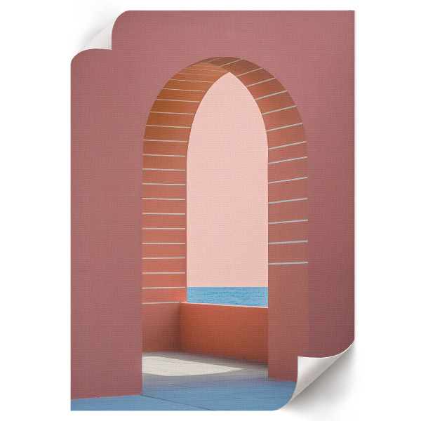 Plagát do izby Pastelová architektúra