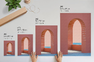 Plagát do izby Pastelová architektúra