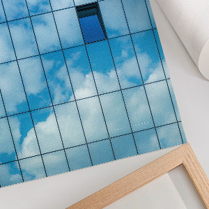 Plagát do obývačky Sklenená fasáda