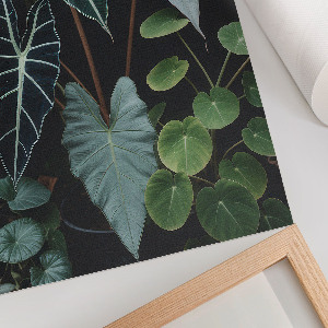 Poster na stenu Zelené listy