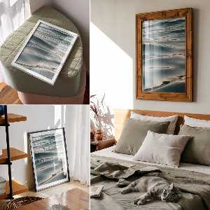 Plagát do obývačky Pokojné vlny