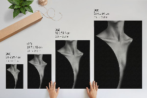 Plagát do obývačky Minimalistický portrét