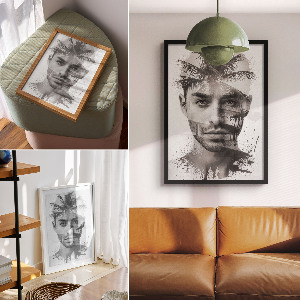 Poster na stenu Atraktívny muž