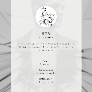 Retro plagát Monochromatický portrét