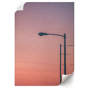 Plagát do izby Pouličná lampa