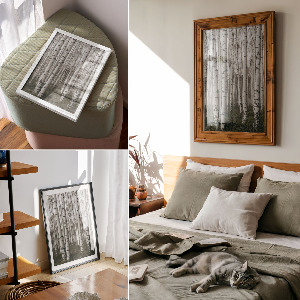 Plagát do obývačky Brezy a mier