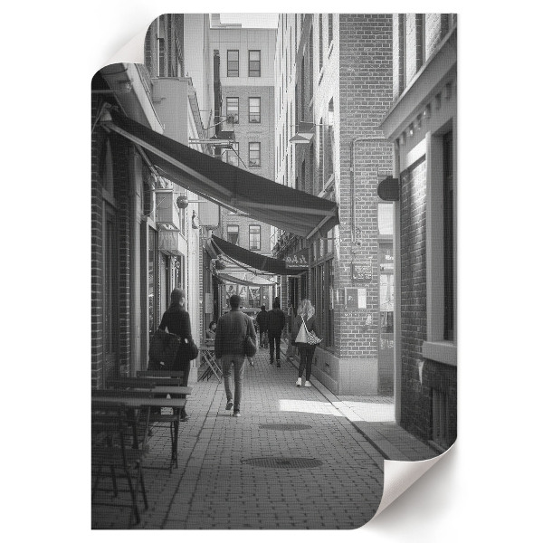 Poster na stenu Mestská ulica