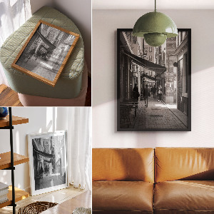 Poster na stenu Mestská ulica