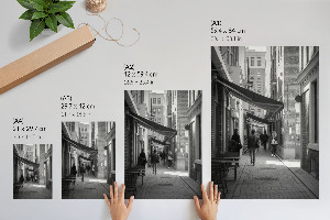 Poster na stenu Mestská ulica