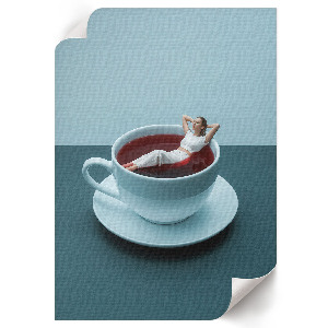 Poster na stenu Kávový kúpeľ