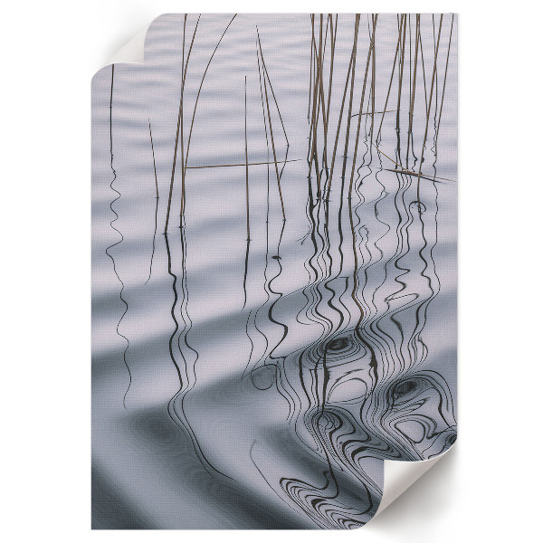 Plagát do obývačky Vlny na jazere