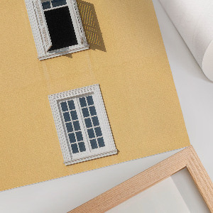 Plagát do izby Žltá fasáda