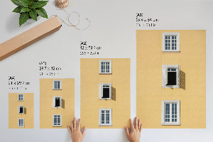 Plagát do izby Žltá fasáda