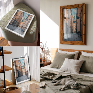 Poster na stenu Mestská ulica