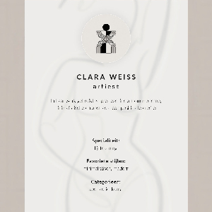 Poster na stenu Ženská silueta