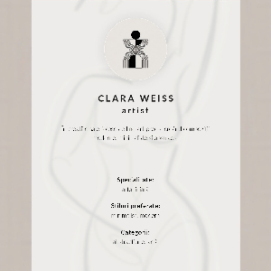 Poster na stenu Ženská silueta