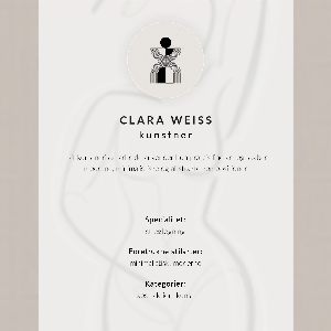 Poster na stenu Ženská silueta