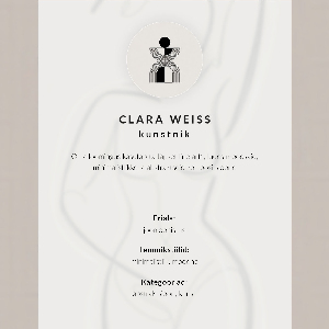 Poster na stenu Ženská silueta