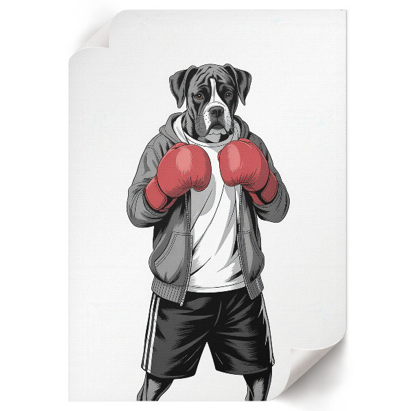 Poster na stenu Boxerský pes