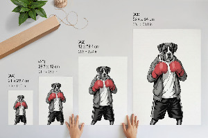Poster na stenu Boxerský pes