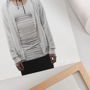 Retro plagát Záhadná postava