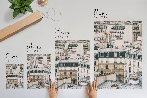 Poster na stenu Mestské strechy