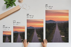 Plagát do obývačky Lesná cesta