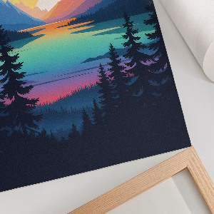 Plagát do izby Horský západ