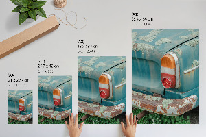 Retro plagát Retro auto