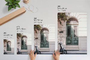 Plagát do izby Retro dvere