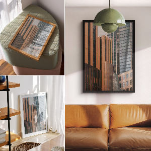 Poster na stenu Moderná architektúra