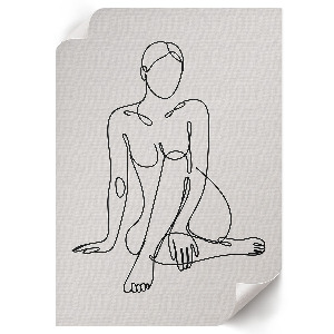 Plagát do izby Ženy s linkovou grafikou