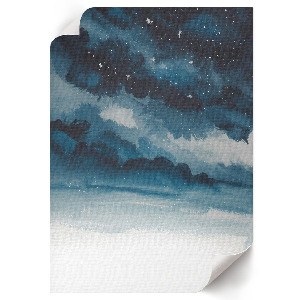 Retro plagát Nočná obloha