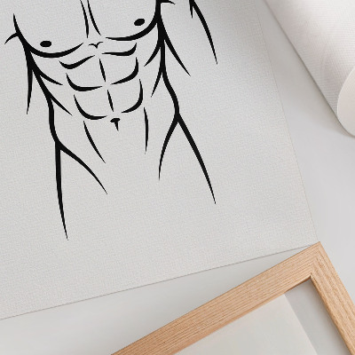 Retro plagát Minimalistická silueta