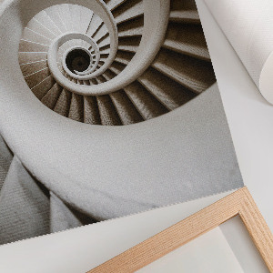 Plagát do obývačky Točité schodisko