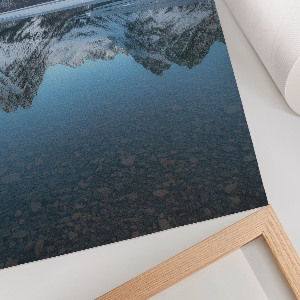 Retro plagát Horské jazero